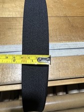 1.5in Wide Military Grade HD BLACK Elastic SOLD BY THE YARD picture