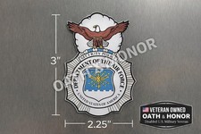 USAF Security Police Badge Decal picture