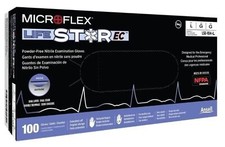 Ansell MicroFlex LIFESTAR EC PF Gloves LSE-104-L Large Box of 100 Extended Cuff picture