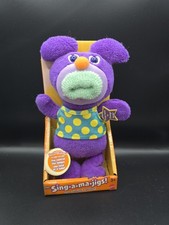 New Sing A Ma Jigs Purple Plush Sings Clementine 2010 Mattel Fisher Price picture