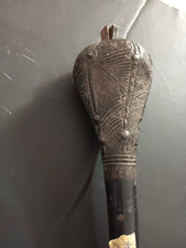 Antique African War Club Chowke KNOBKERRIE ANGOLA  SONGYE TRIBE picture