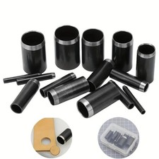 15 Sizes Round Hole Punch Set 1-15mm Hollow Leather Craft Die Cutter Tool Case picture