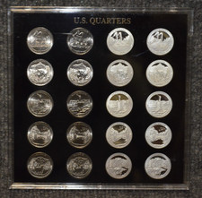 2011 P D S S Mint State & Proof National Park Quarter Set In Capital Holder picture