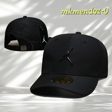 Jordan Jump man Black Men's Casual Baseball Cap Adjustable Outdoor Sports Hat picture