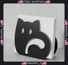 Metal Napkin Holder Dispenser Auto-Adjusting Vertical Design for Kitchen picture