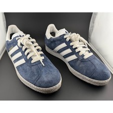 Adidas Gazelle OG-Low Top Trainers, Navy Blue, Suede Sneakers, 034581, Mens 8 picture