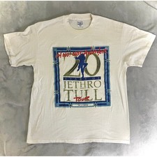 Vintage 1988 Jethro Tull 20 Years Tour T-Shirt XL Single Stitch Sleeve Authentic picture