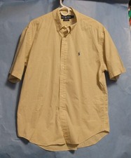 vintage polo ralph lauren button down short sleeve shirt lg picture