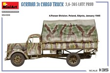 MiniArt 1/35 GERMAN 3t CARGO TRUCK 3.6-36S LATE PROD picture