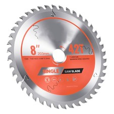 Uimoso 8-Inch Circular Saw Blade, 42 Teeth, Ideal for Wood Cutting picture