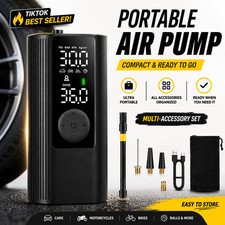 150PSI Cordless Tire Inflator 32L/Min Digital Air Compressor Auto Stop LED picture