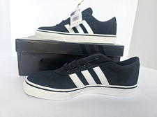 adidas Adi Ease 8.5 Men's/9.5 Women's Black/White Low Top Lace-Up Sneakers picture