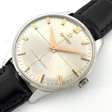 NO TARIFFS OMEGA REF 2890 FROM 1959 MANUAL WIND STEEL GENTS WATCH VINTAGE SWISS picture