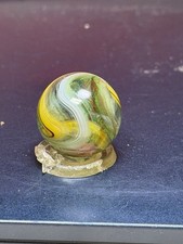 Fine Early JABO marble With ox BLOOD & Loaded Green Aventurine Beautiful .71” picture