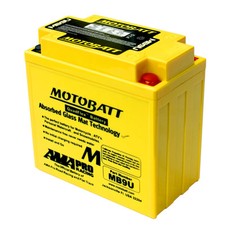 MotoBatt MB9U 11Ah 140 CCA AGM Powersports Battery replaces YB9A YB9AA YB9A2 picture