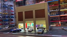 1:64 Scale Tokyo Drift Han’s Garage Diorama Hot Wheels cars Compatible Display picture