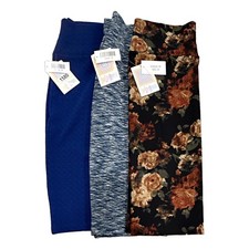 Lot 3 LuLaRoe Women’s Floral Pencil Skirt Pull On Knee Length “Cassie” M NWT picture