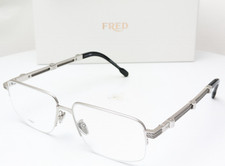 Fred FG50039U 016 Silver Palladium Metal Men's Eyeglasses Frames 58-15-150 picture