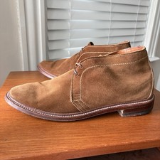 ALDEN 11D UNLINED SNUFF SUEDE CHUKKA BOOTS LEYDON 1493 11 D picture