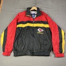 Vintage Kansas City Chiefs NFL Gamday Men’s Large Jacket Pro Player Coat picture