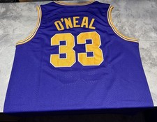 NWOT XLarge Purple LSU Tigers Shaquille O’Neal # 33 NCAA Basketball Jersey. XL picture
