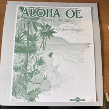 Aloha OE Farewell To Thee by H.M. Queen Liliuokalani Sheet Music Richmond Music picture