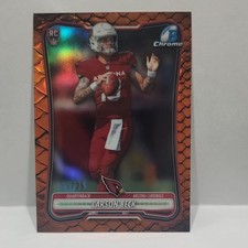 2026 Bowman Chrome Carson Beck RC Orange Repitalian  /25 Cardinals picture