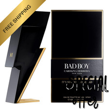 Bad Boy by Carolina Herrera Eau De Toilette 3.4 oz New In Box picture