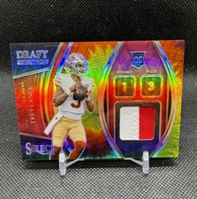 Trey Lance Select Tie Dye Patch JERSY MATCH #4/25 picture