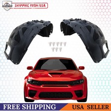 Fits 2020-2023 Dodge Charger Widebody Left & Right Front Inner Fender Liner Pair picture