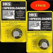 HKS 587A Speedloader 7 rd 38spl/357mag for S&W 686 Plus, Taurus 692  *2 PACK* picture