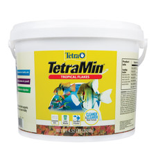 Tetra TetraMin Tropical Flakes, Nutritionally Balanced Fish Food, 4.52 lbs. picture