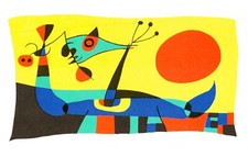 JOAN MIRÓ 1975 Limited Edition Lithograph, #UniqueGift of Joan Miró VINTAGE ART picture