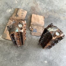 Nos 1968 Mustang J Code Shelby 302 4 v Heads Bare Set Of Two 8E Date Code picture