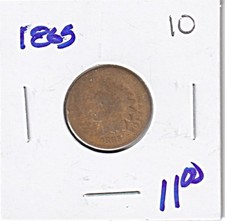 1865 Indian Head Cent #871 picture