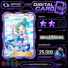 Pokemon TCG Pocket - Lisia - Full Art 2 Star - Trainer - English - Fast Trade picture