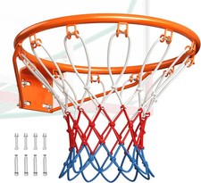 VEVOR Basketball Hoop, 44 54 Inchs PC Backboard Wall Mounted, Basketball Portabl picture