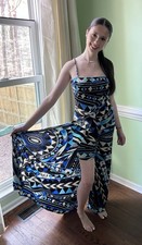 Rare 1960's Emilio Pucci One Piece Silk Dress/Jumper Summer Lord & Taylor Italy picture