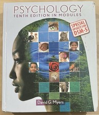 Psychology 10th Edition in Modules Paperback By David G. Myers. Worth Publishers picture