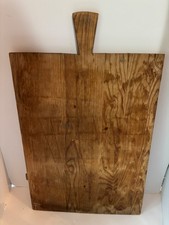 Vintage German Square  Wood German Bread Board picture