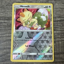 Meowth 147/214 Sm-Unbroken Bonds Reverse Holo Pokemon TCG picture
