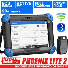 Topdon Phoenix Lite 2  Bidirectional Car Diagnostic Scanner Tool Online Coding picture