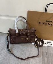 RHYDER SATCHEL BAG 24 CFN70 Dark Chocolate picture