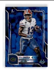Jadan Baugh 2025 Bowman University Chrome 1st Sapphire #65 Florida picture