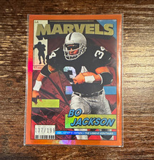 Panini 2026 Decades 90s Pop Culture Marvels Bo Jackson Raiders Orange /199 picture