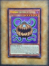 Yugioh Pumpking the King of Ghosts MZMU-EN061 Secret Rare Chibi Art 1st Ed NM picture