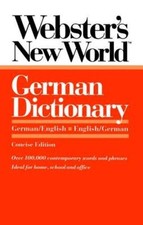 Webster's New World German Dictionary: German/English English/German - GOOD picture