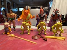 Vintage 1983 Galoob Blackstar Lot- John Blackstar Overlord Vizier Gargo Trobbit picture