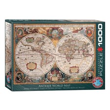 EuroGraphics Antique World Map Puzzle (1000-Piece) picture