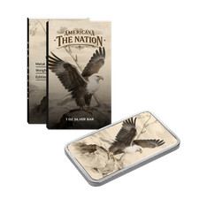 Americana - The Nation Colorized 1 oz Silver Bar in Capsule | Mintage 250 picture